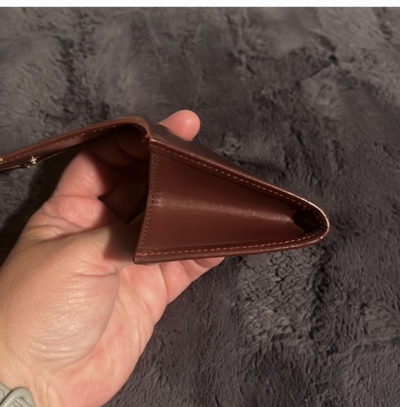 Cartier coin case Brown Leather Authentic excellent condition - Picture 6 of 7